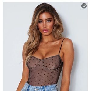 White Fox No Looking Back Bodysuit